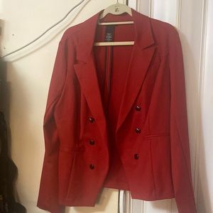 Used red blazer